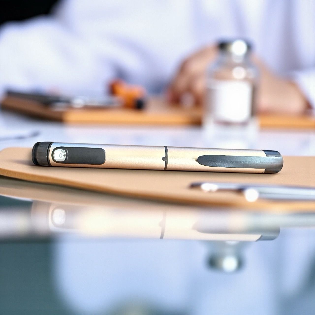 ENDURAPEP Marquee - Research Pen - Metal 80 UNIT (V1) Slimline, Color: Brushed Gold