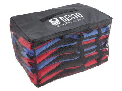 Besto tas met 6 vesten Allround Fit 50N adult