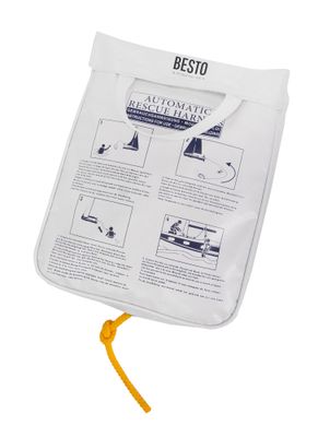 Inflatable rescue harness