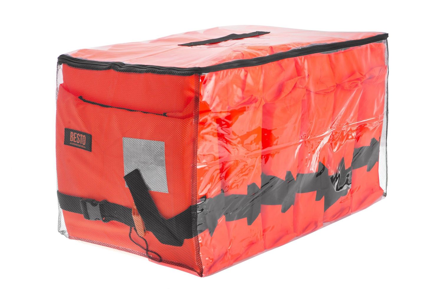Tas met 6 vesten 100N adult