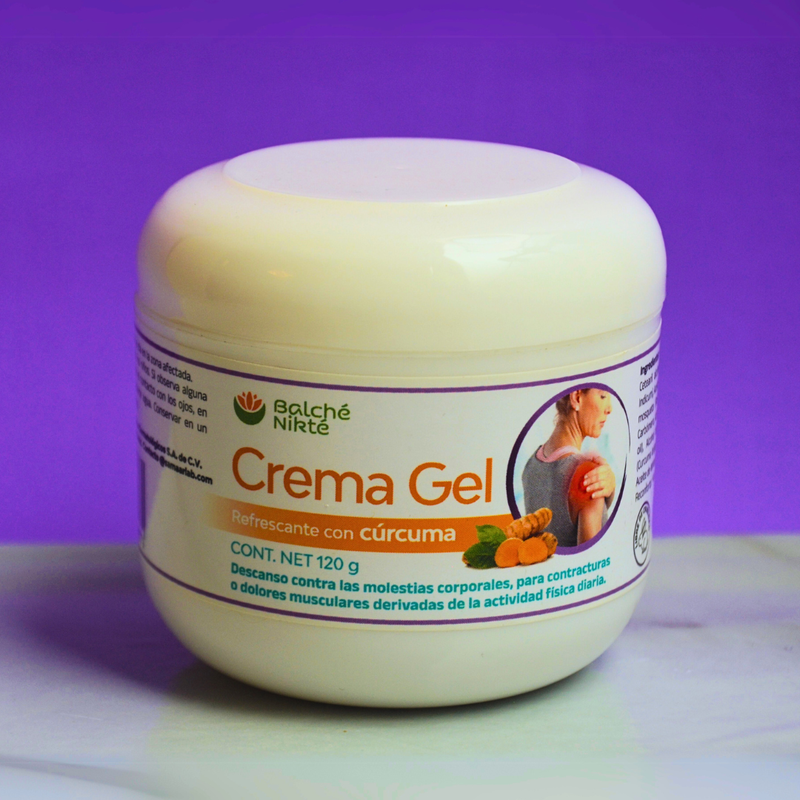 CREMA GEL REFRESCANTE CON CÚRCUMA