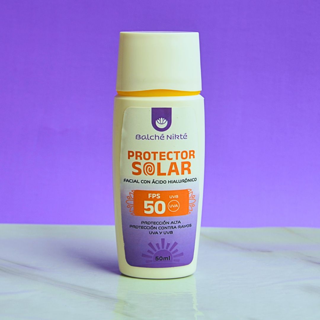 Protector solar FPS 50 con ácido hialurónico 50 ml