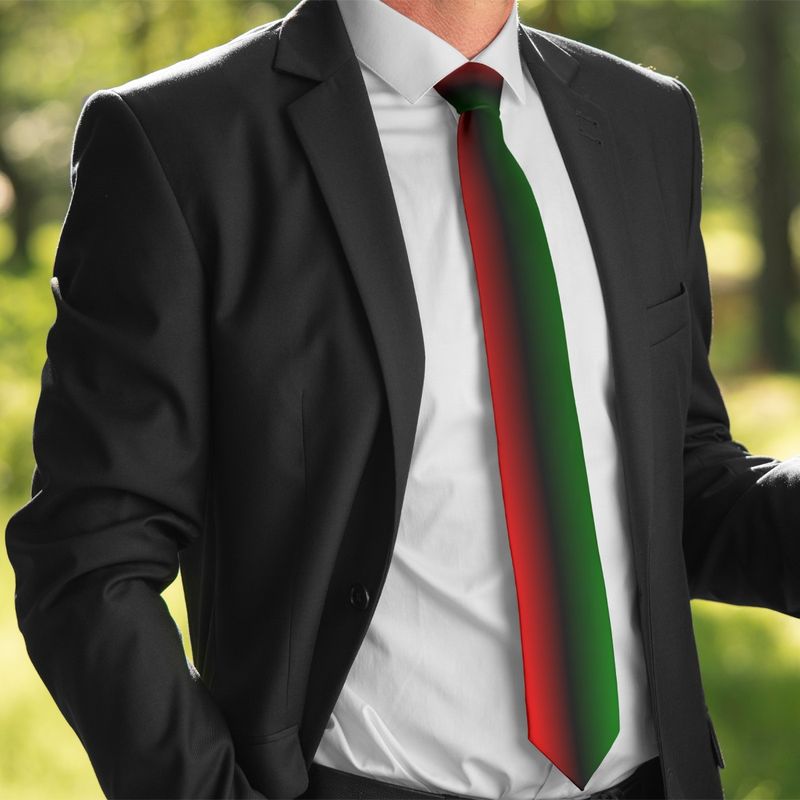 Pan-African Red, Black & Green Tie