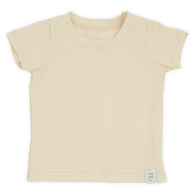 T-Shirt | Licht zand