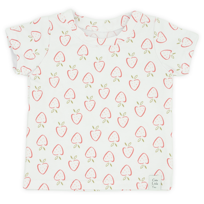 Shirt | Strawberry | Wit