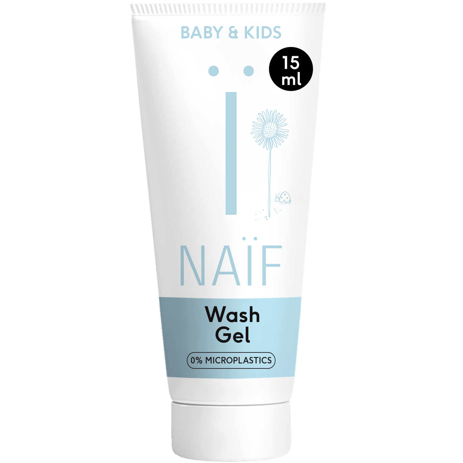 Naïf Reinigende Wasgel voor Baby &amp; Kids 15ml