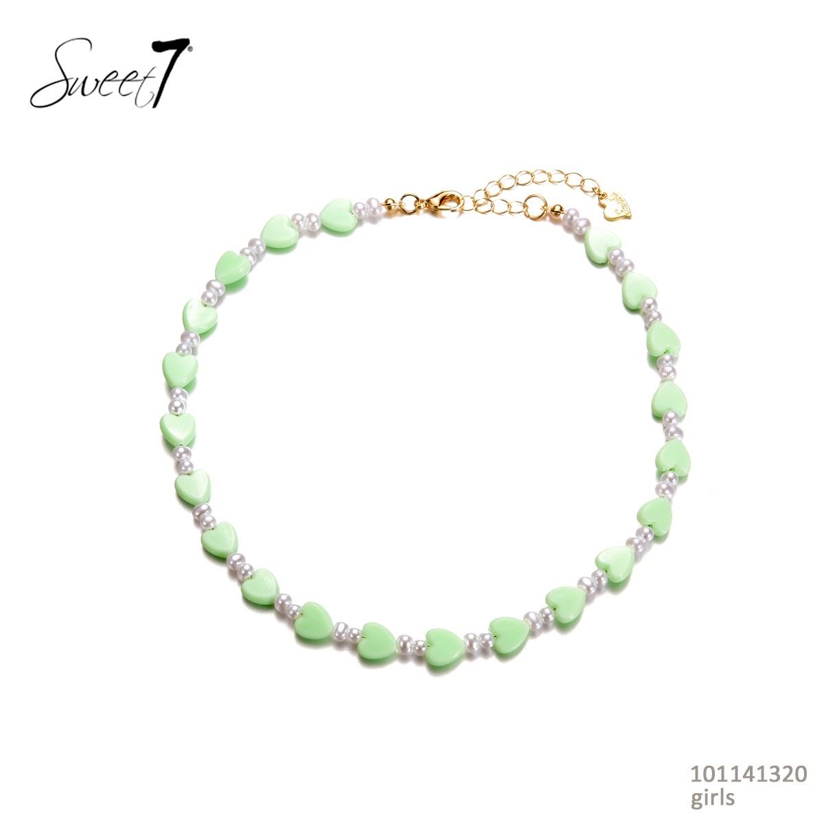 Ketting hartjes - Groen