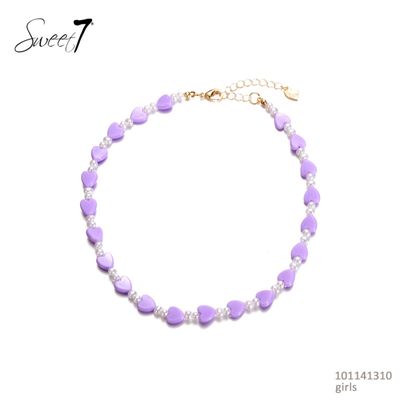 Ketting hartjes - Paars