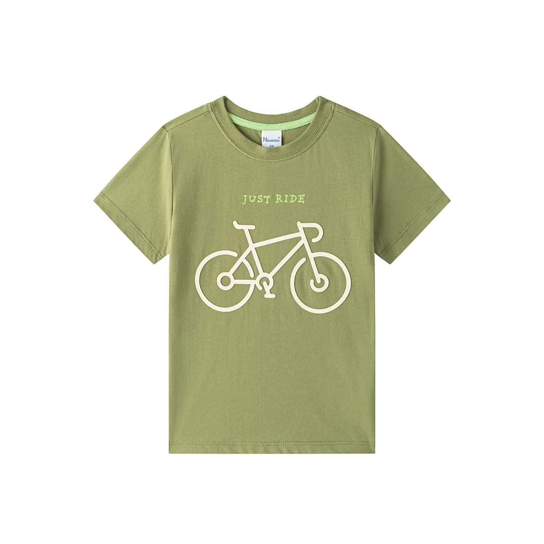 Groen T-shirt Korte Mouw - Just ride