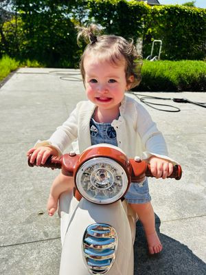 Veste met ruche - crème