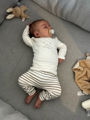 Broekje | Strepen | Off white