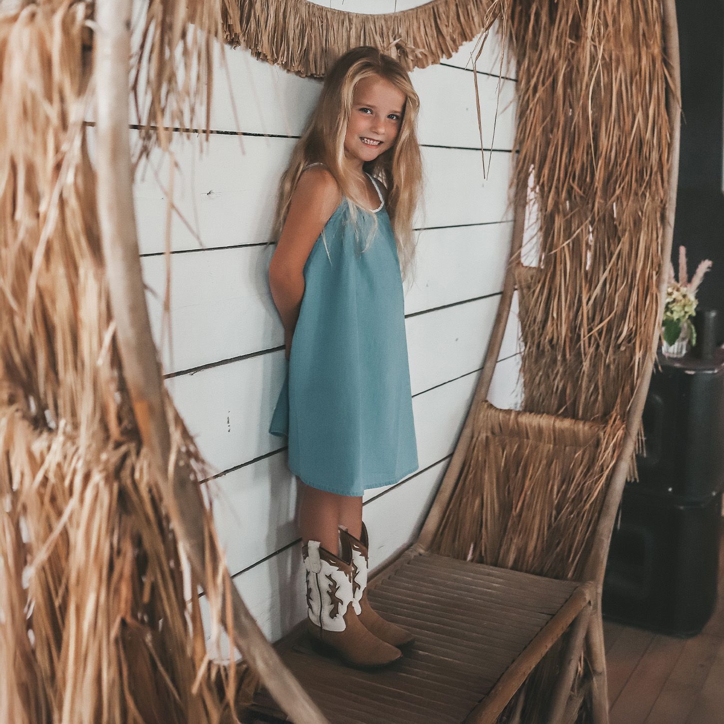 Chambray | Dress | Light Blue