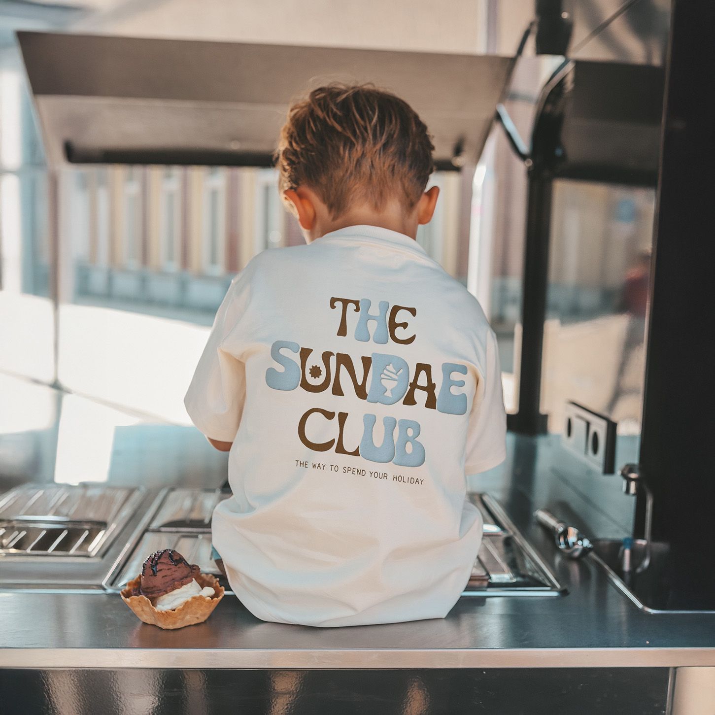 Sundae Club | Oversized Tee | Vanilla