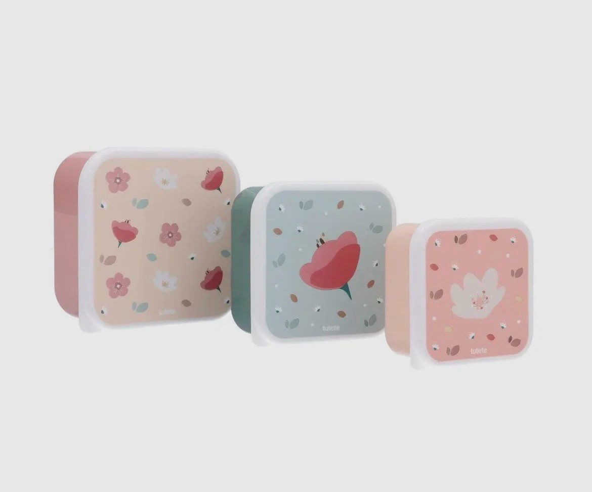 3 Lunchboxen Little Garden
