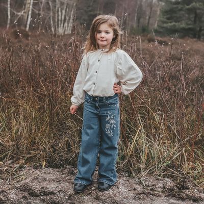 Enthic Flower | Wide Leg Jeans