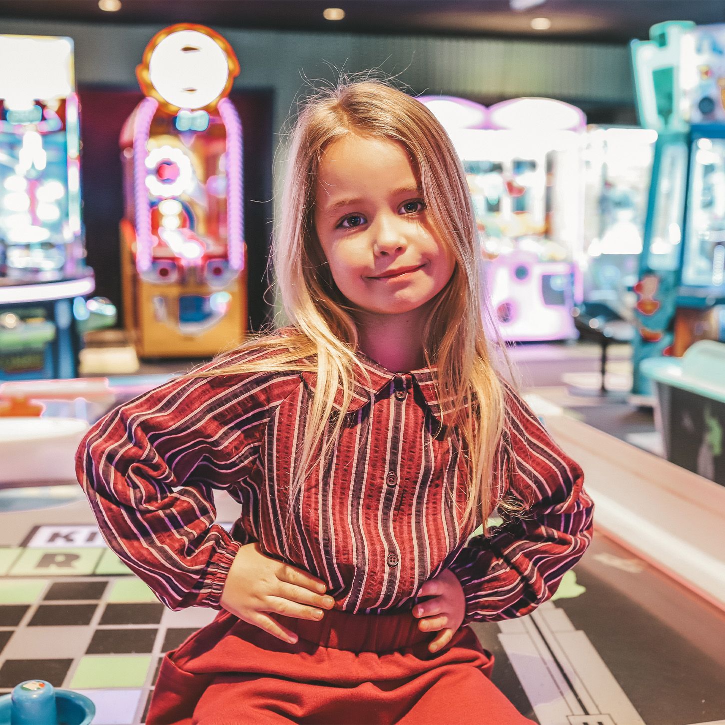 Winner Stripes | Collar Top