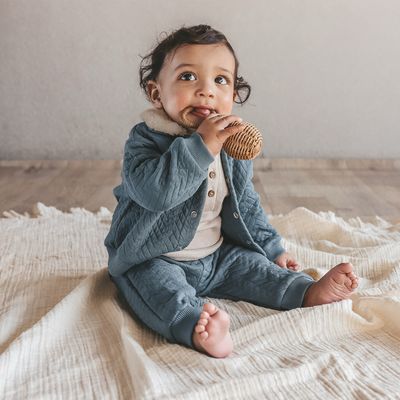 Quilted Jersey | Baggy Pants