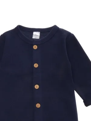 Ribgebreide overall | Marine