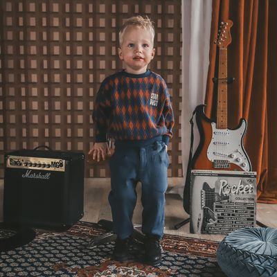 Checker | Wide Sweater