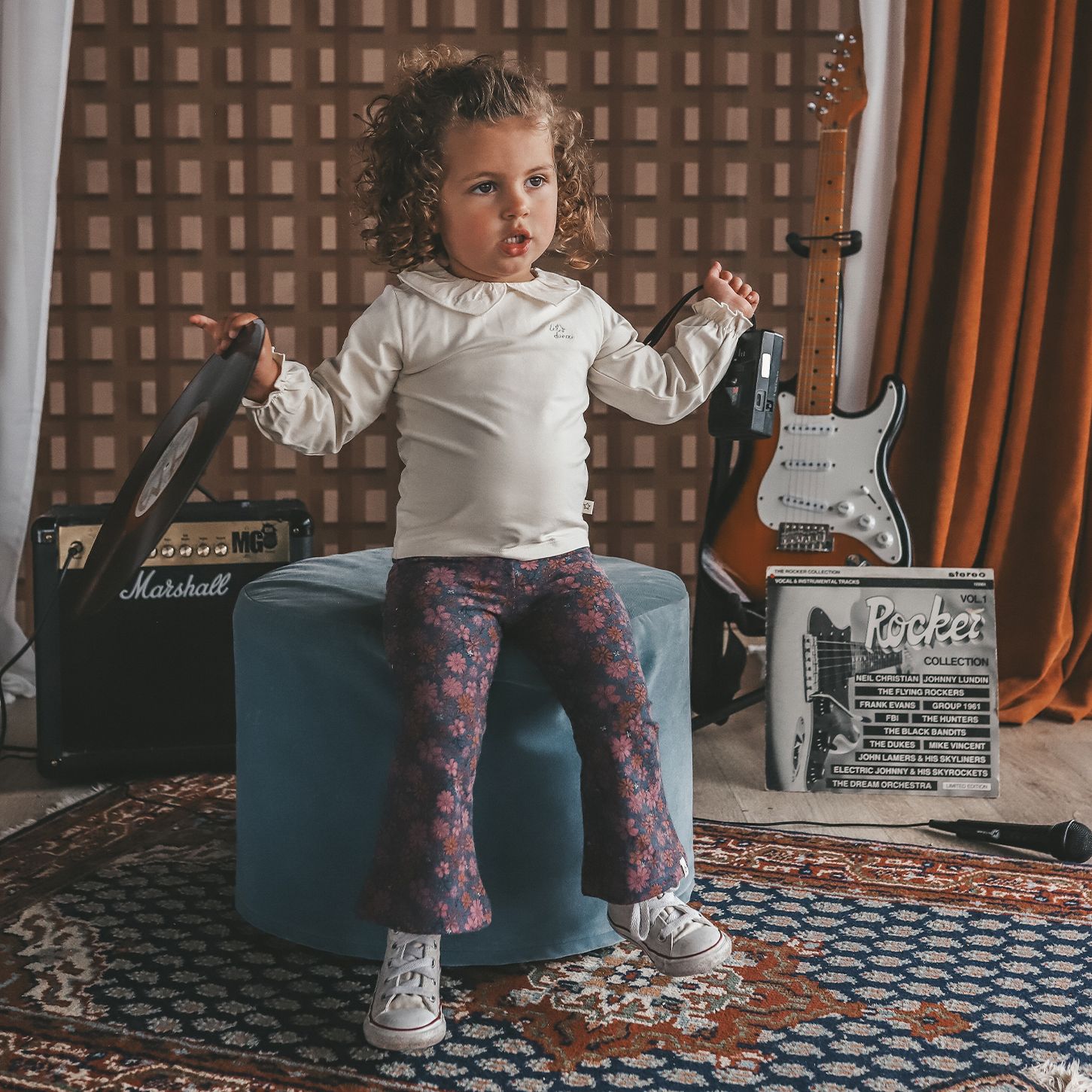 Glam Flower | Flared Legging