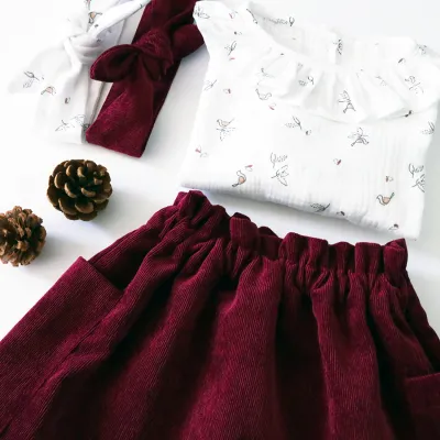 Omkeerbare rok | Bordeaux Omkeerbare rok | Bordeaux