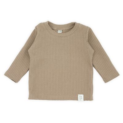 Longsleeve | Wafel | Bruin