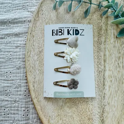 Setje Haarspeldjes - Naturel