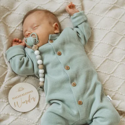 Ribgebreide overall | rietkleur