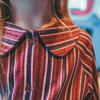 Winner Stripes | Collar Top