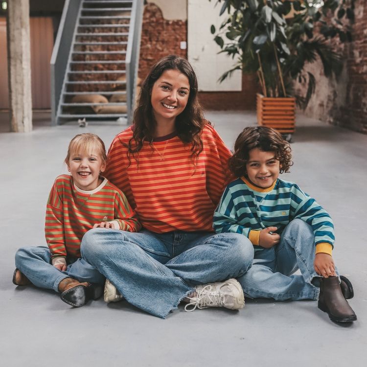 Stripe French Knit | Sweater Mom