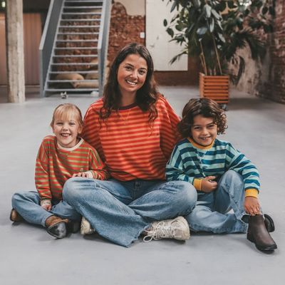 Stripe French Knit | Sweater Mom