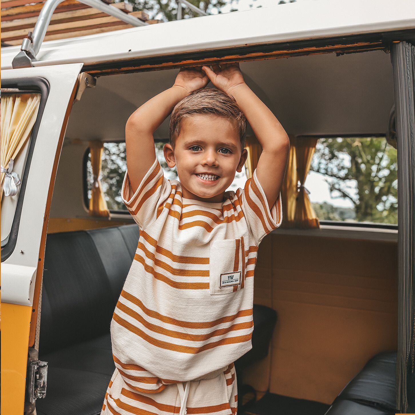 Triad Stripe | Oversized Tee