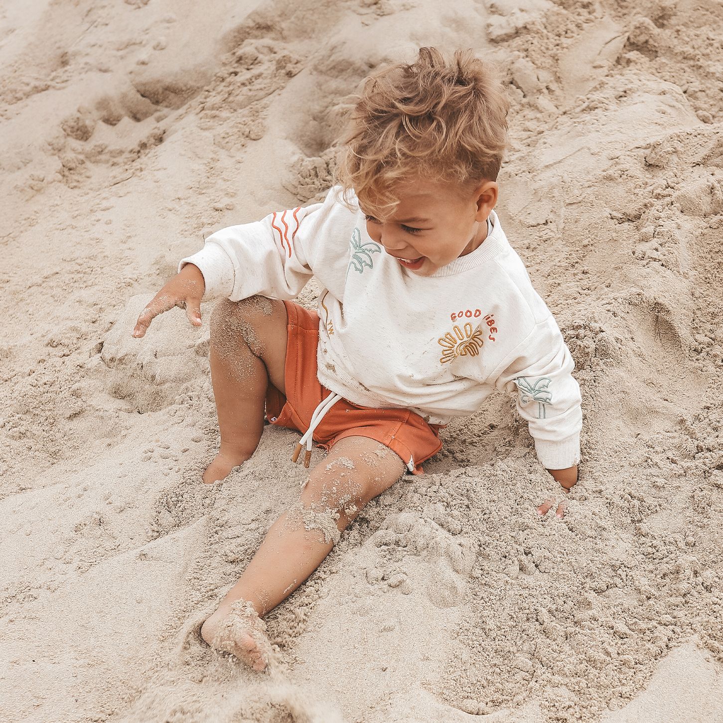 Sun Waves | Oversized Sweater