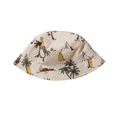 Sailing Seersucker | Bucket Hat