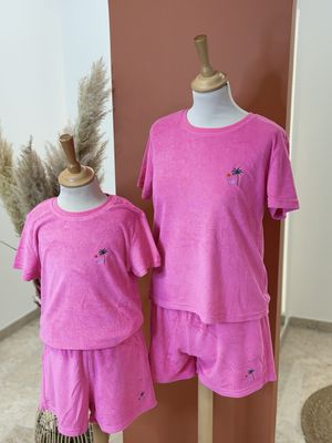 Mommy & Me Summer Set | Fuchsia kids