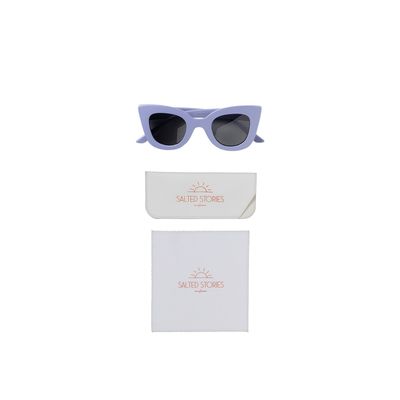 Solid | Cat Eye Sunglasses | White Swan