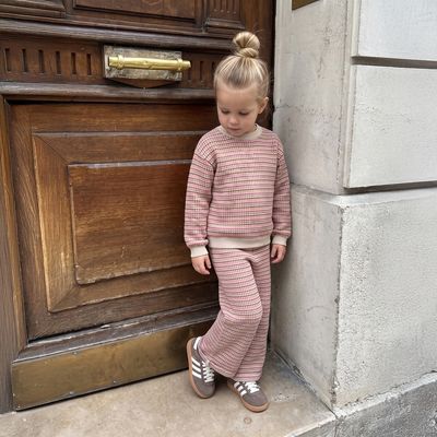 Bubble knit | wide leg