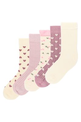 5-Pack Sokken Mabella | Pale Pink
