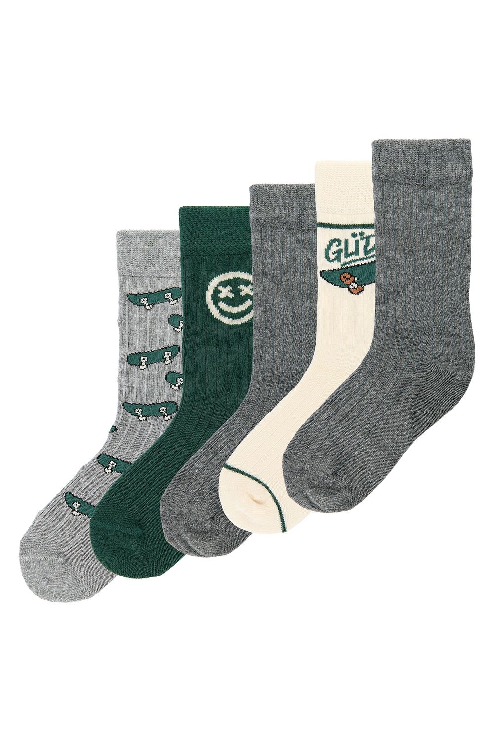 5-Pack Sokken Morgan | Grey Melange