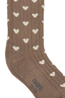 Sokken | Chocolade Brown/Off White