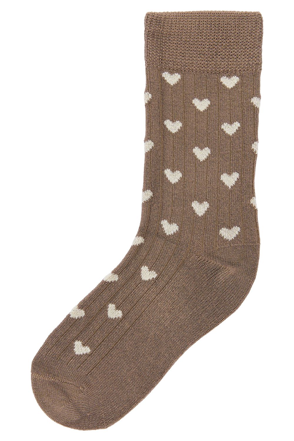 Sokken | Chocolade Brown/Off White