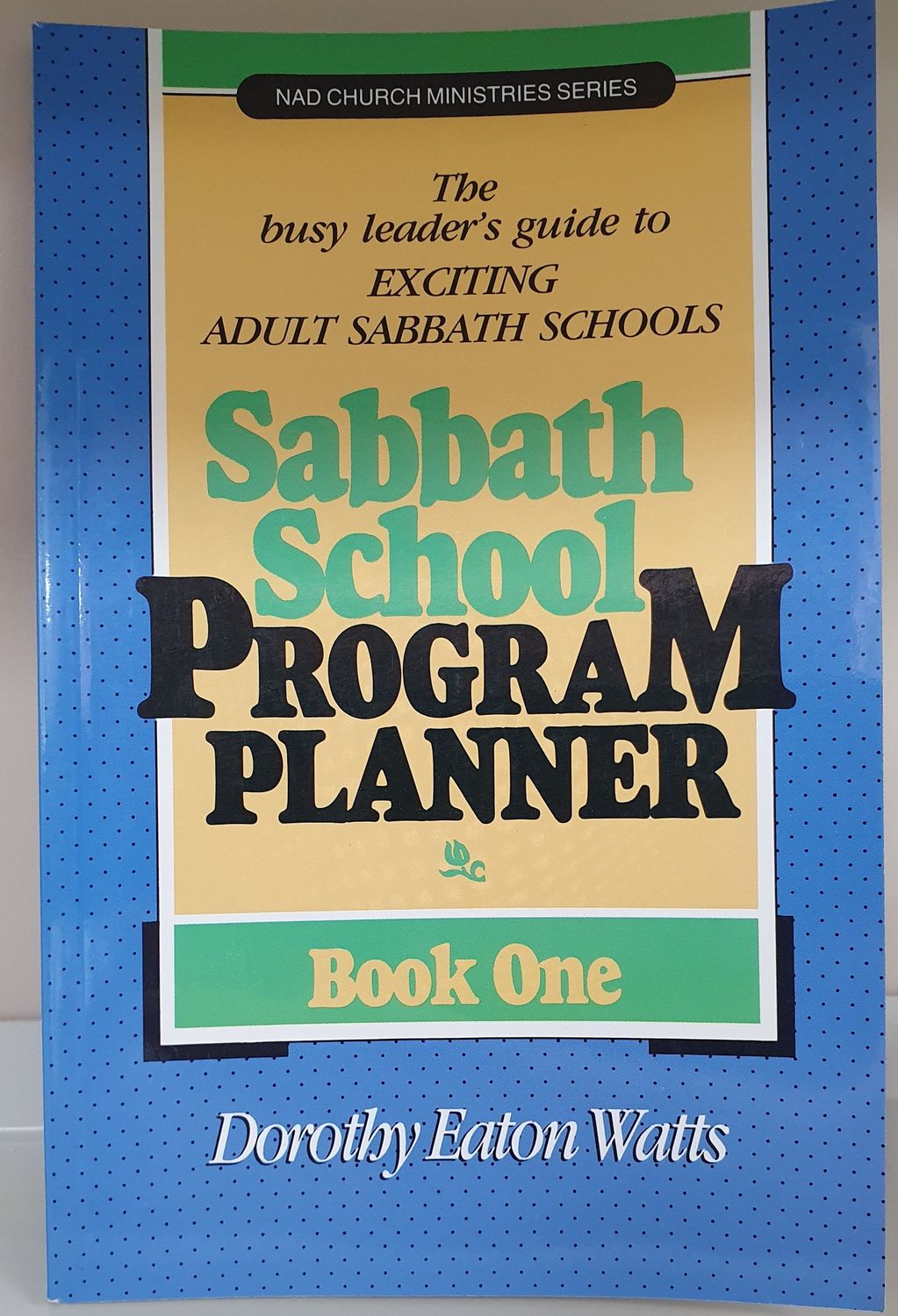 SABBATH SCH.PRG.PLANNER BK1