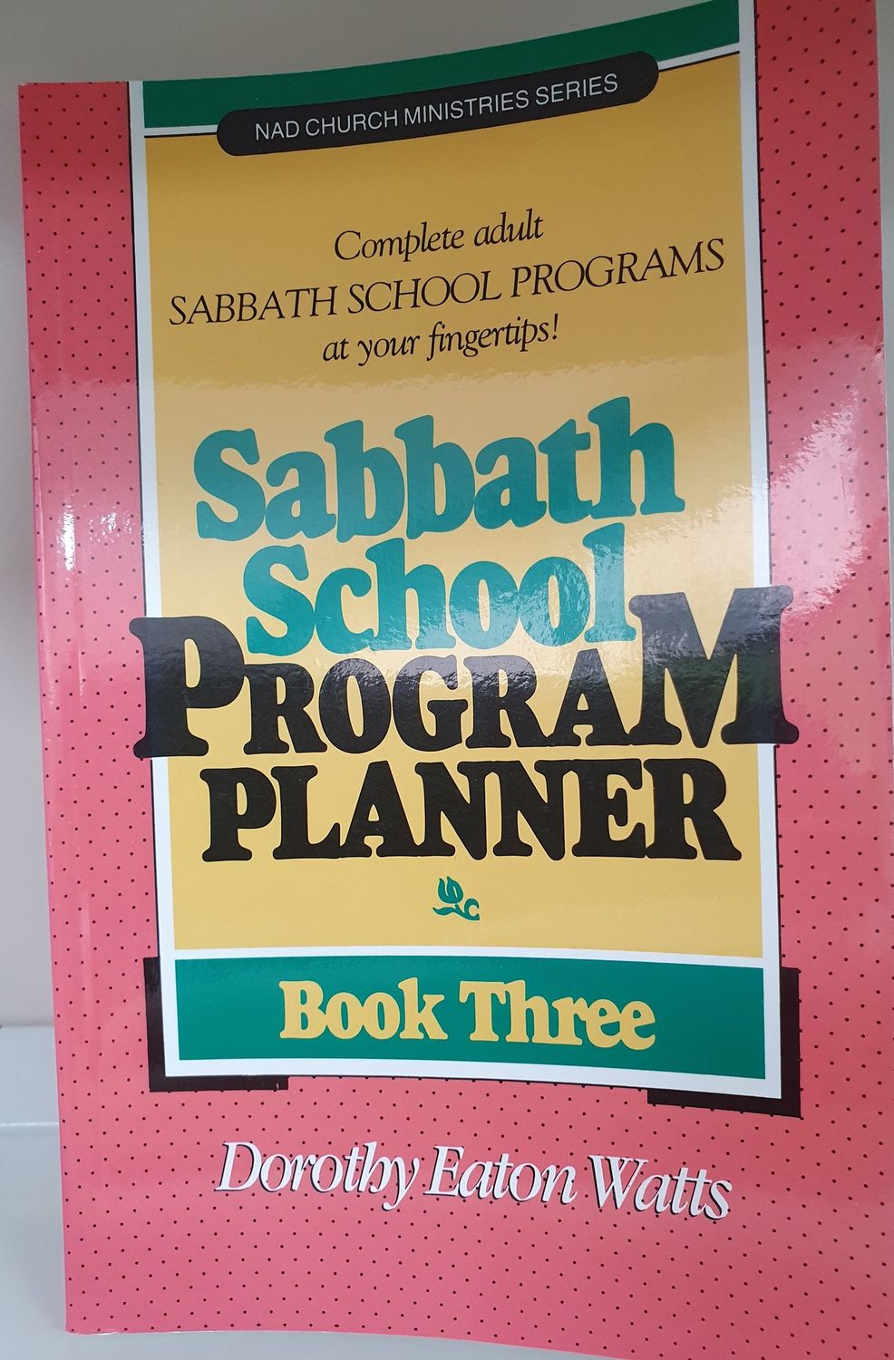 SABBATH SCH.PRG.PLANNER BK3