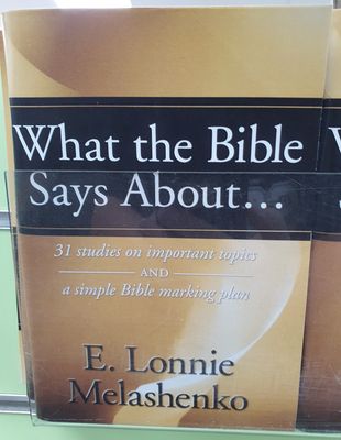 What the Bible Says About... Melashenko