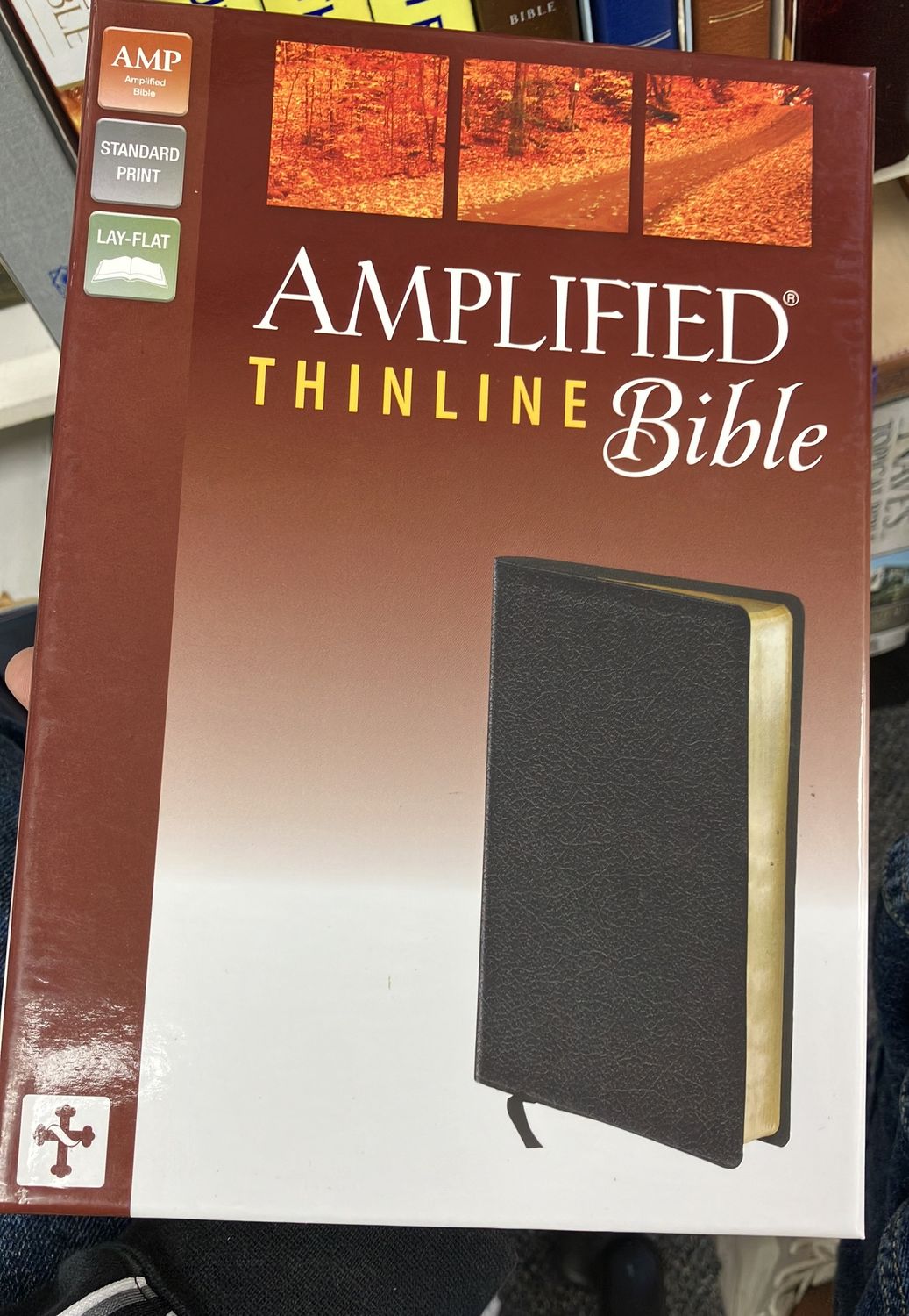 Amplified Bible Duotone BL Black.