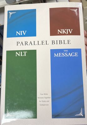 NIV/NKJV/NLT/Message Parallel hc.