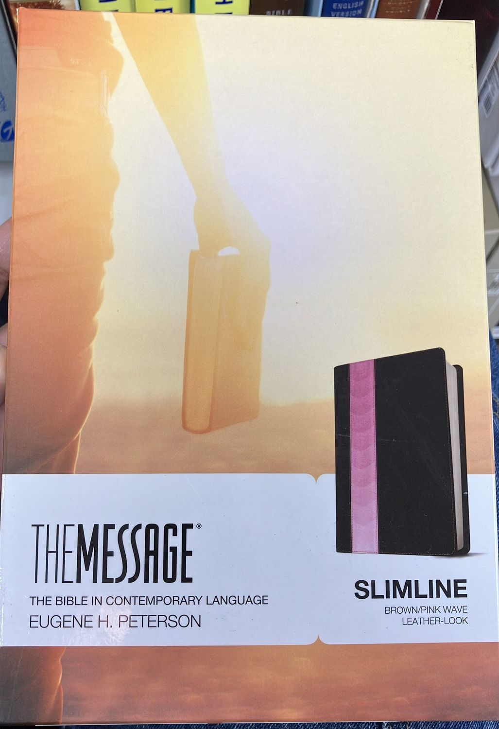 Message Slimline Edition Brn/Pnk Leather