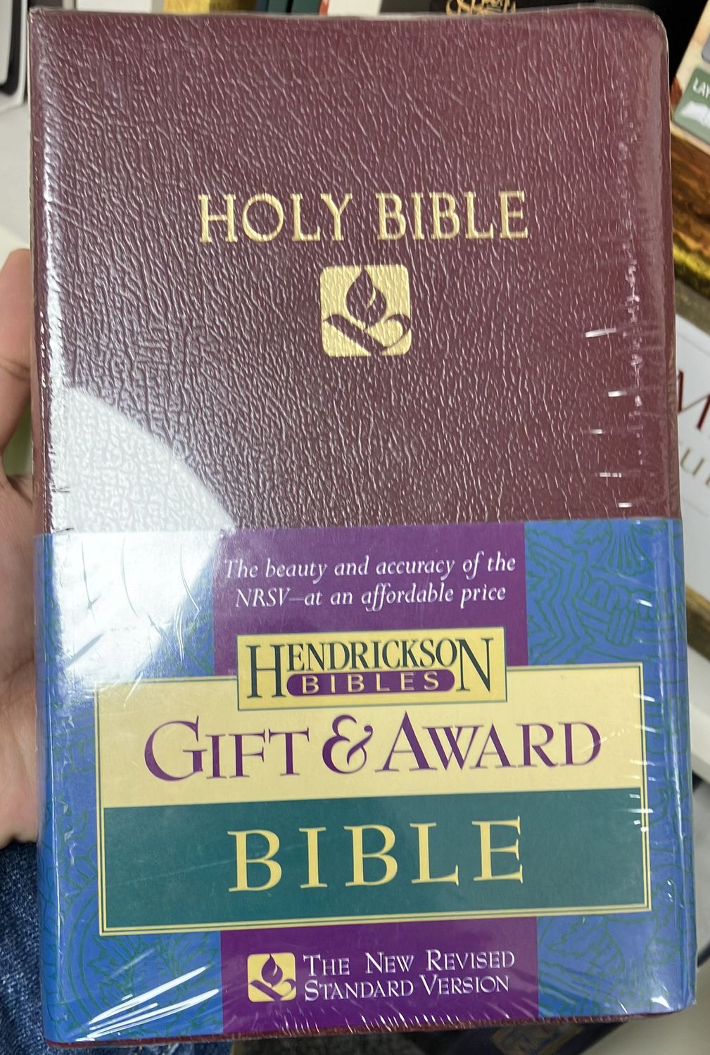 NRSV Bible Gift &amp; Award Im Leather Burg