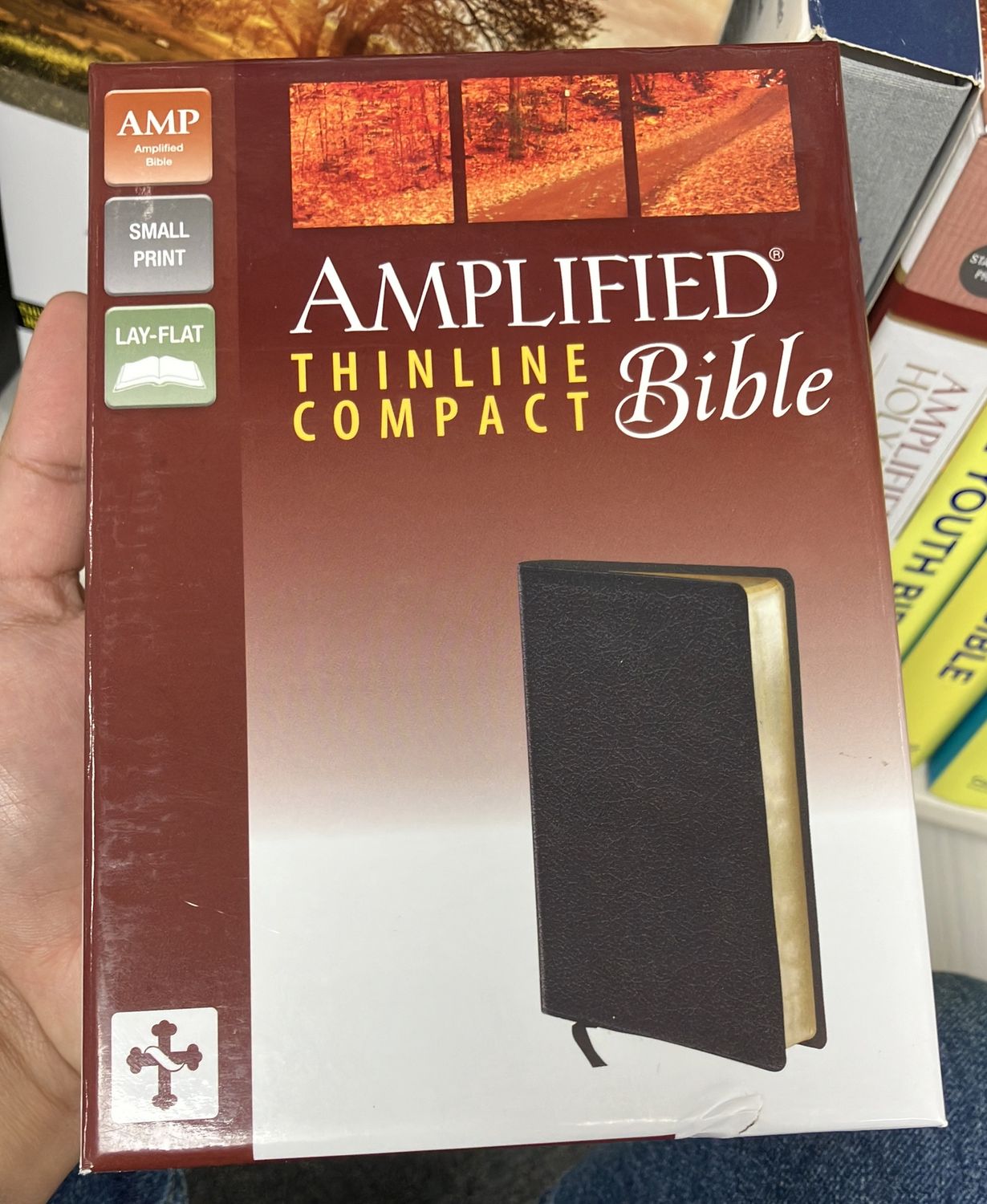 Amplified Bible Thinline Comp BL Black.