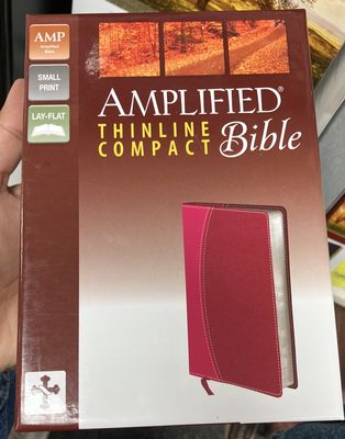 Amplified Bible Thinline Comp Due Mag/Ra.